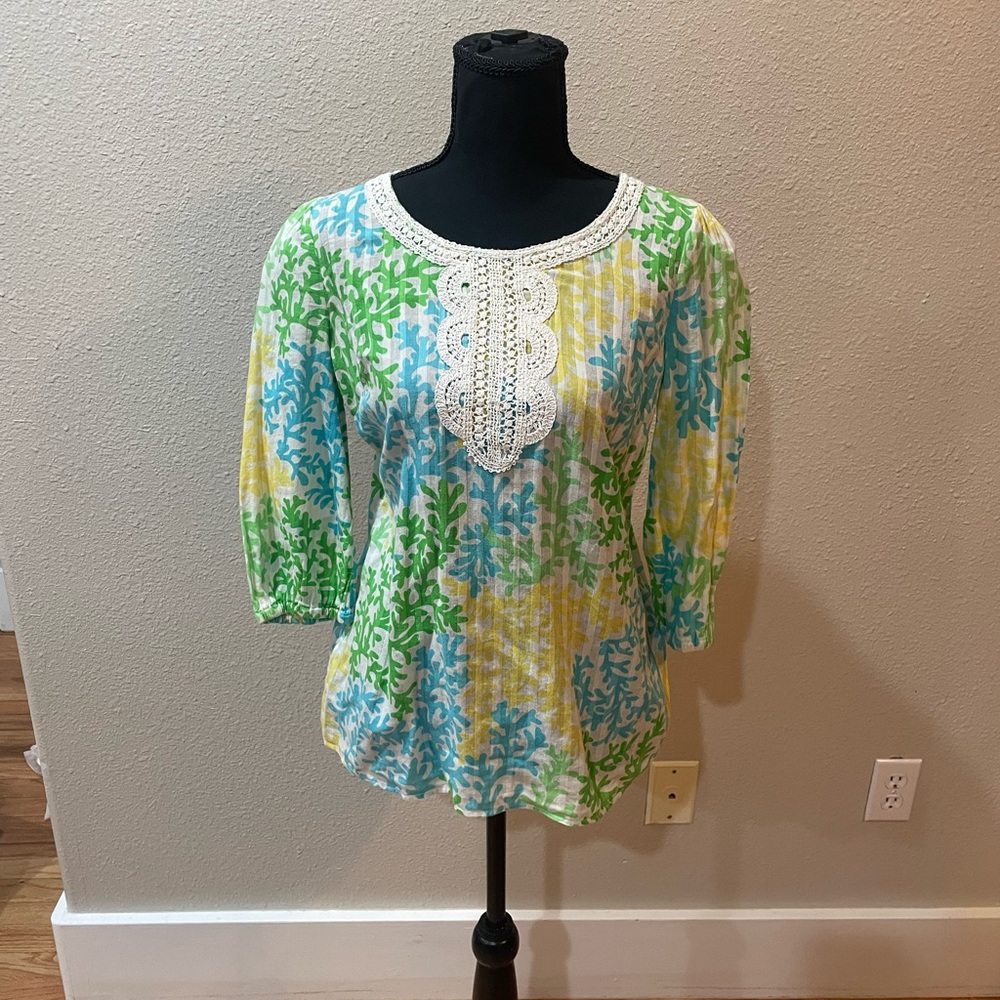 Colorful Lilly Pulitzer blouse